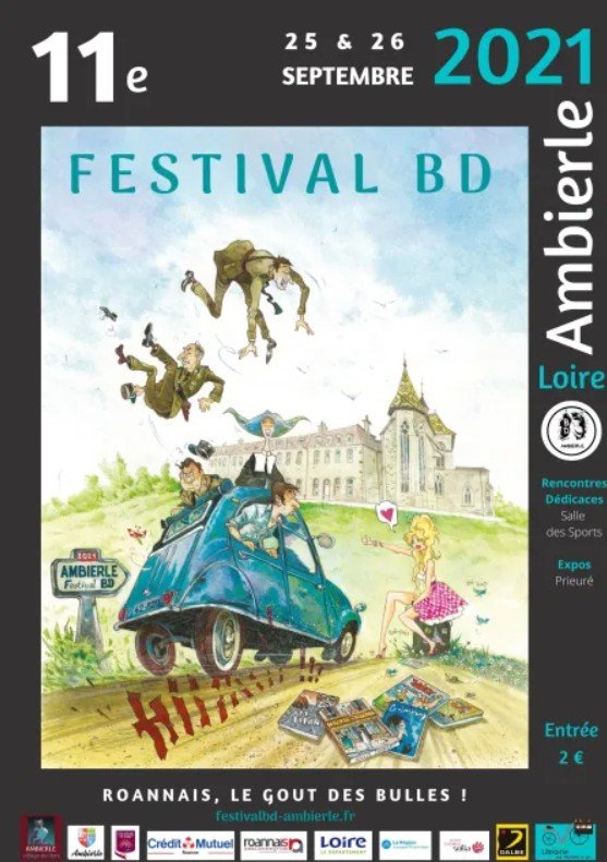 Affiche festival bd ambierle 2021