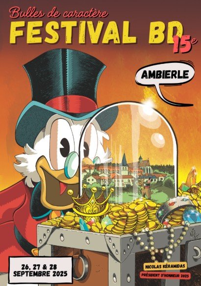 Affiche festival bd ambierle 2025