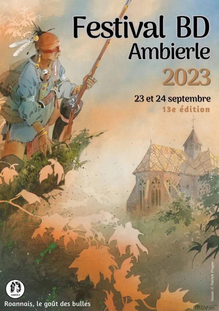 Affiche festival BD ambierle 2023